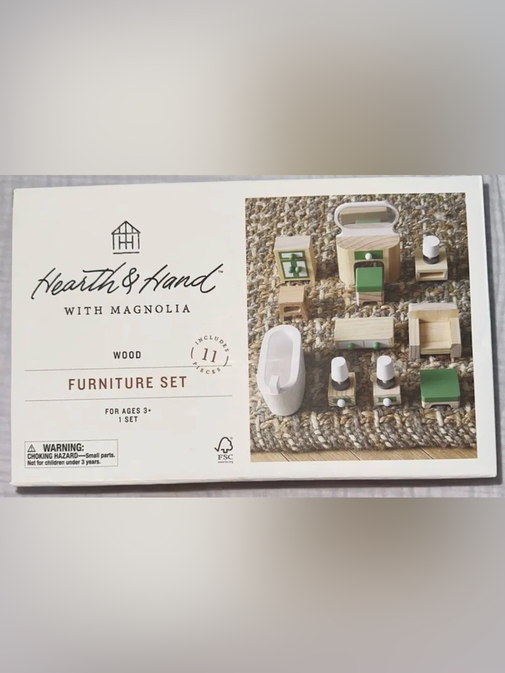 Hearth & Hand with Magnolia Wooden Furniture Set – 11 Pieces